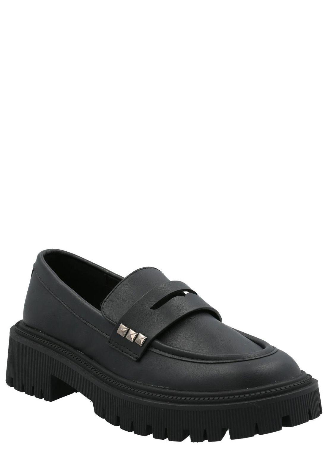 Mocasín West Mujer Negro-0