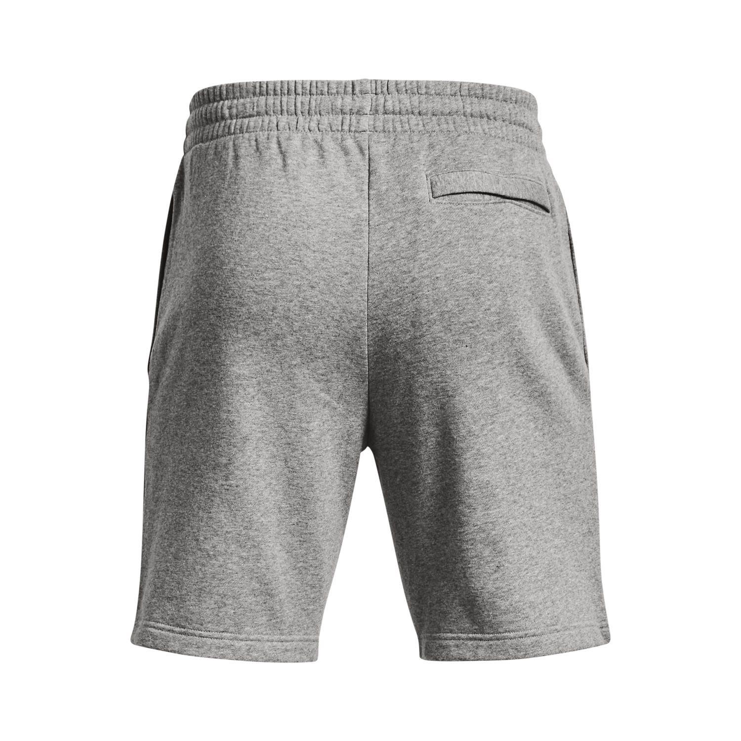 Shorts Fleece UA Rival Gris para hombre-1
