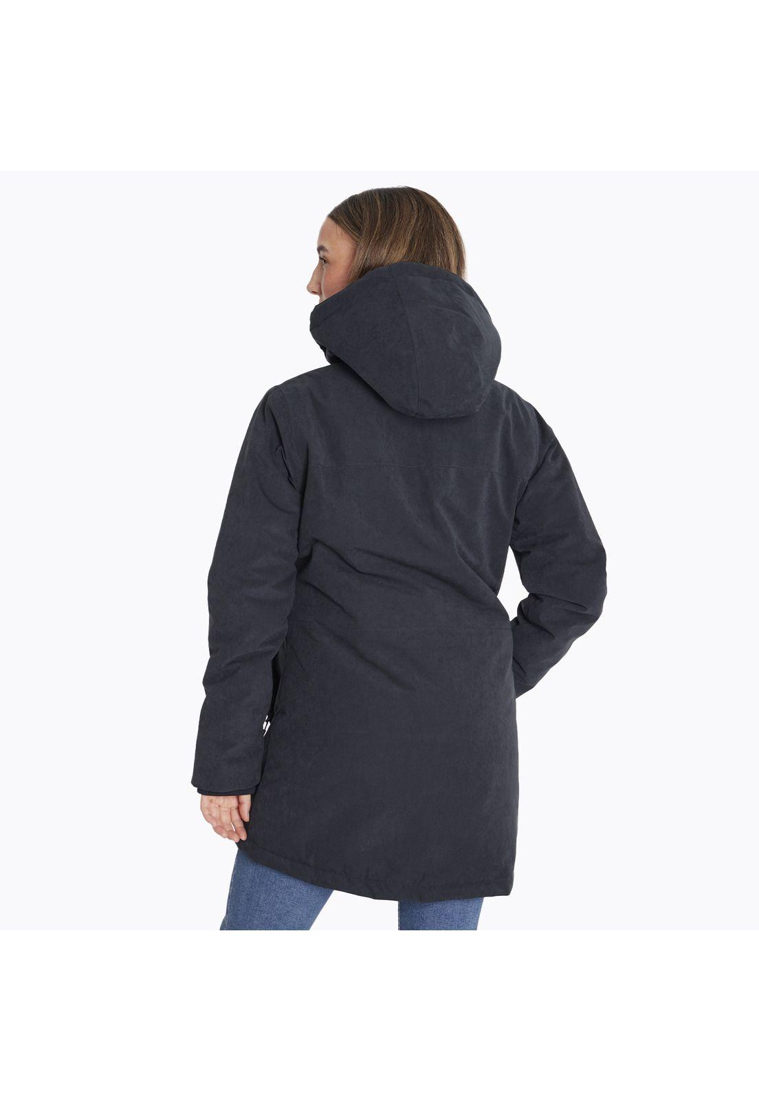 Parka Impermeable Parka W Detachable Negro Mujer-5