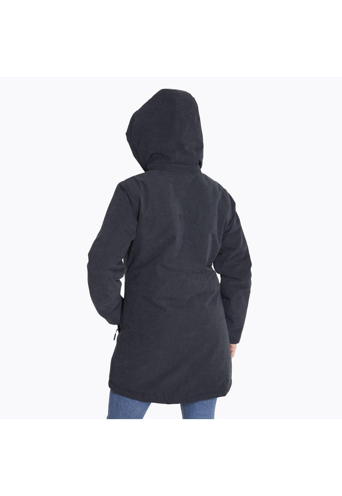 Parka Impermeable Parka W Detachable Negro Mujer-6