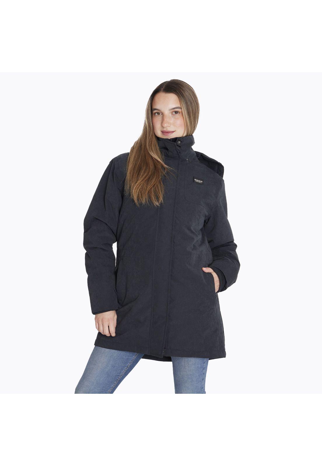Parka Impermeable Parka W Detachable Negro Mujer-8
