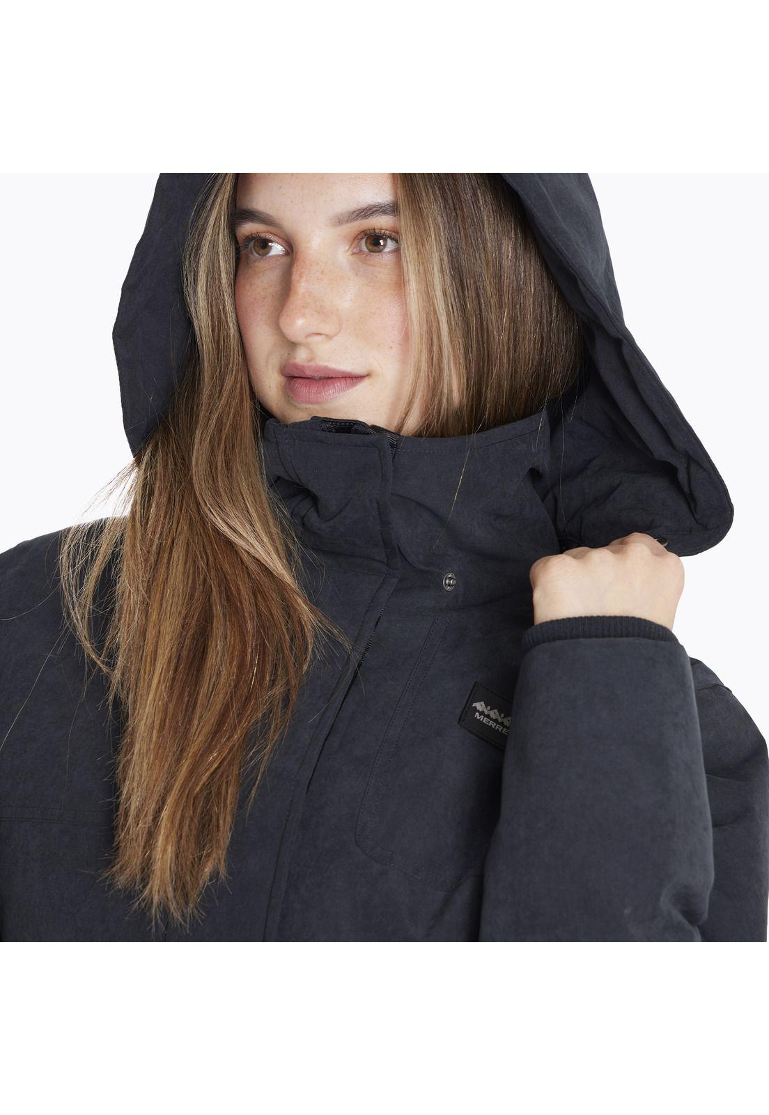 Parka Impermeable Parka W Detachable Negro Mujer-9