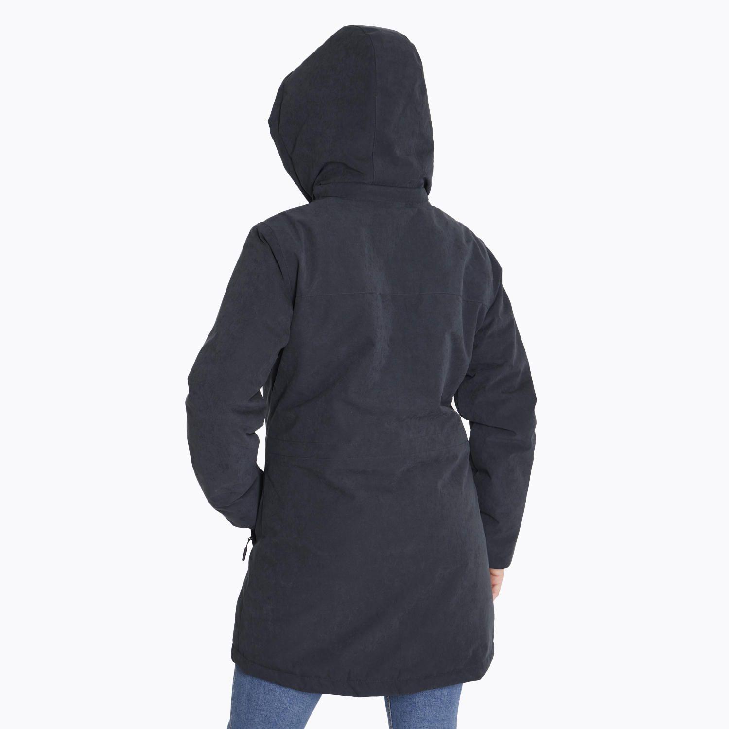Parka Impermeable Parka W Detachable Negro Mujer-6