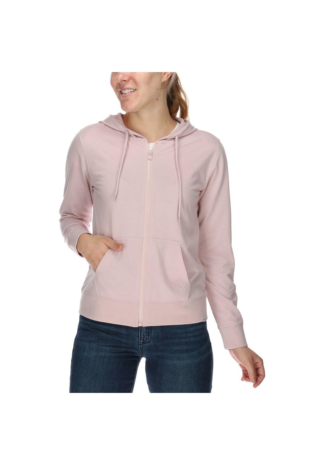 Polerón Mujer Foundation Logo Zip Lila-1