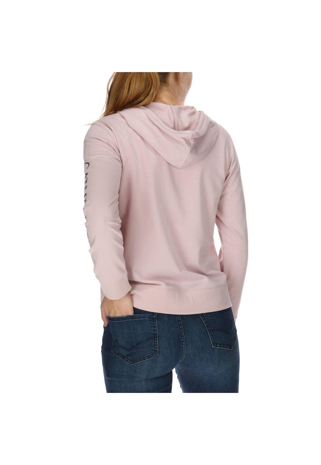 Polerón Mujer Foundation Logo Zip Lila-2