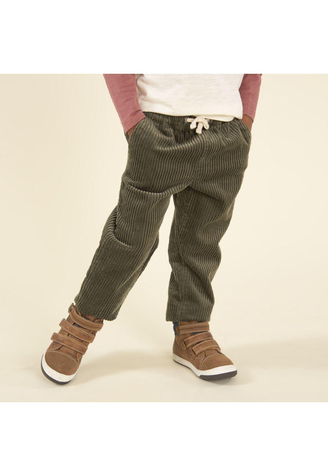 Pantalón Niño Easy Verde-1