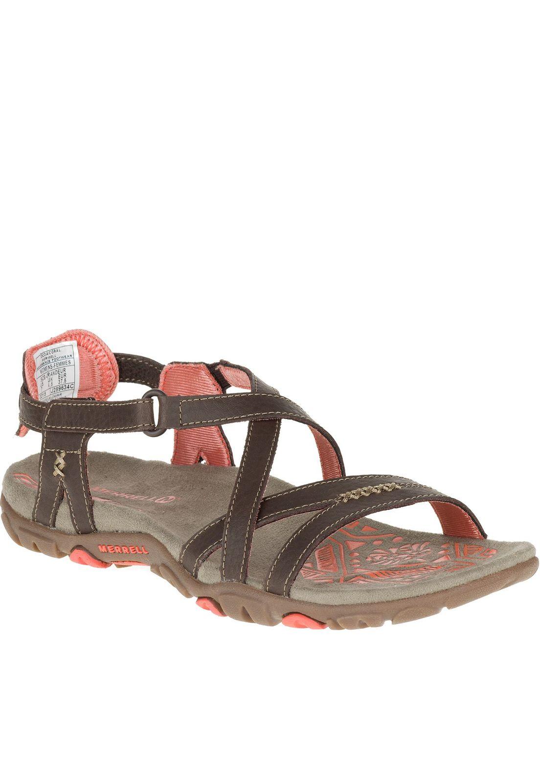 Sandalia Mujer Sandspur Rose Leather Salmón-0