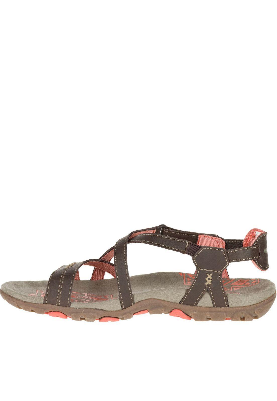 Sandalia Mujer Sandspur Rose Leather Salmón-3