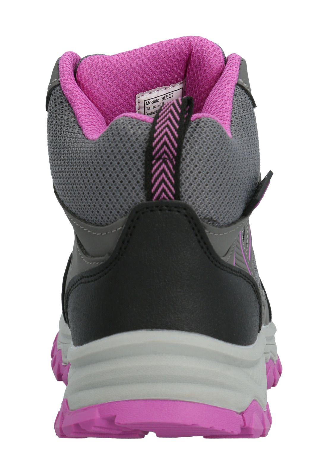 Zapatilla Blest Niña Gris-6