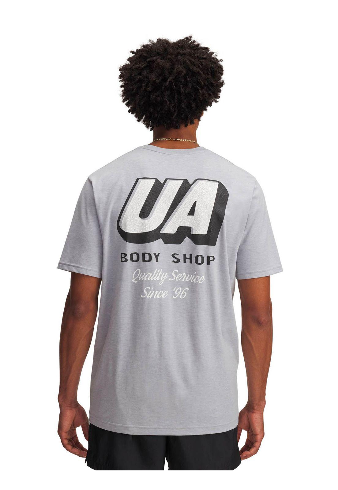 Polera Manga Corta Lifestyle para Hombre Body Shop gris -1