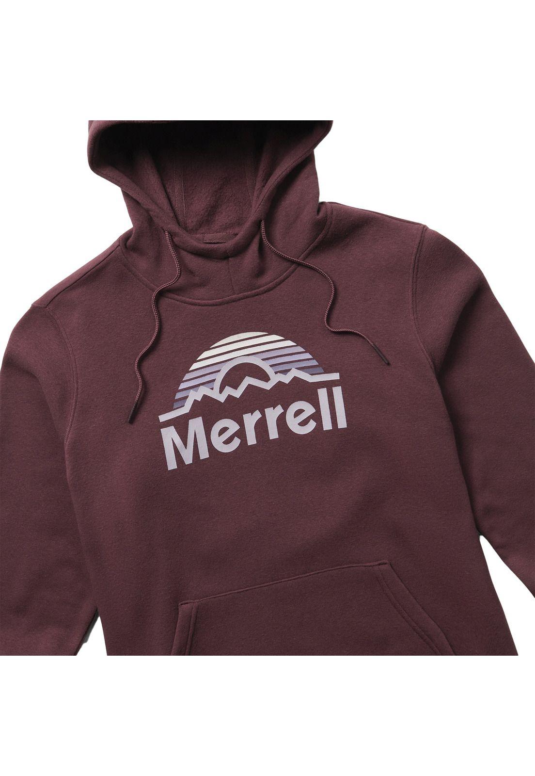 Polerón Mujer Merrell Mts Hw Burdeo-1