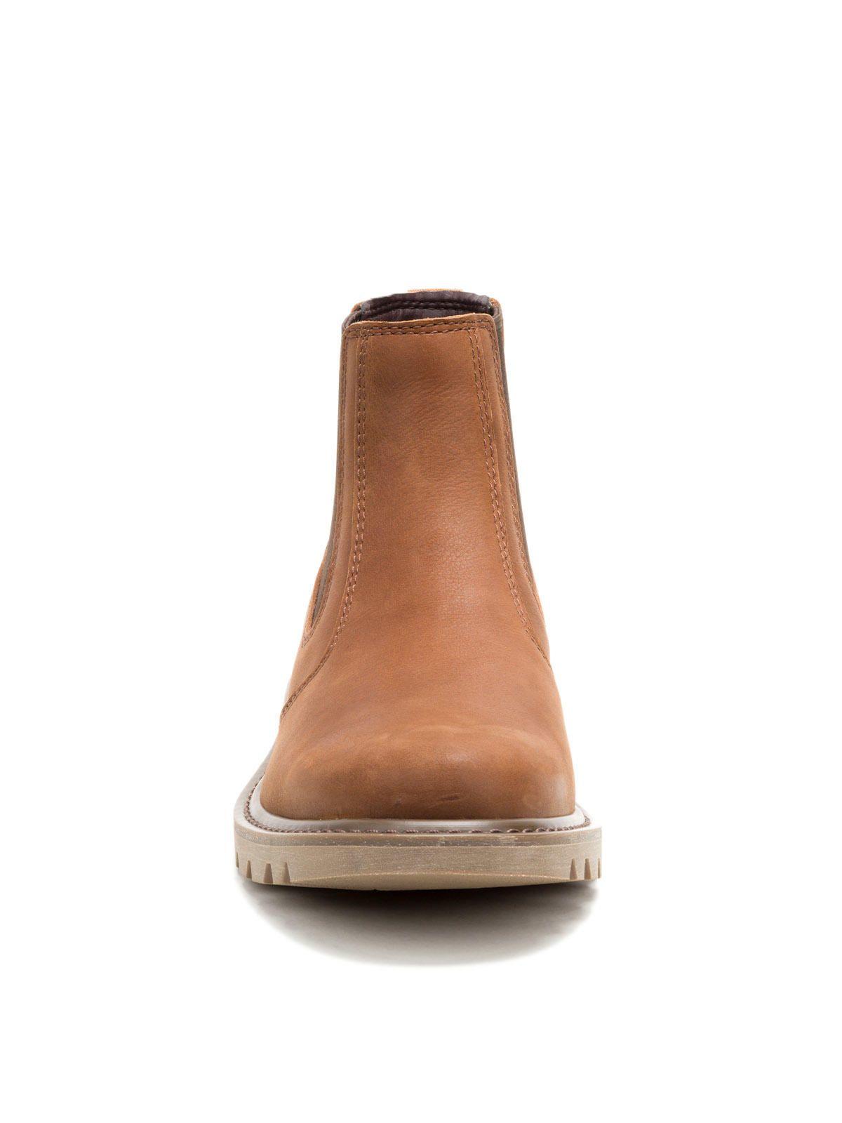 Botin Cuero Hombre Colorado 2 Chelsea Café-4