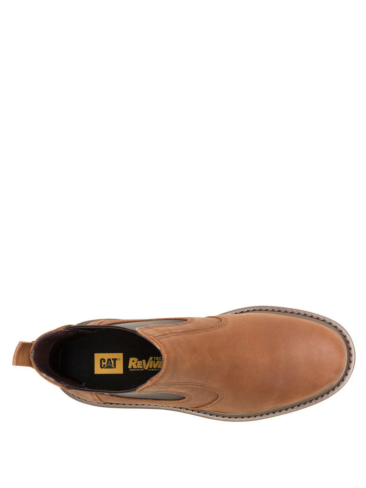 Botin Cuero Hombre Colorado 2 Chelsea Café-6