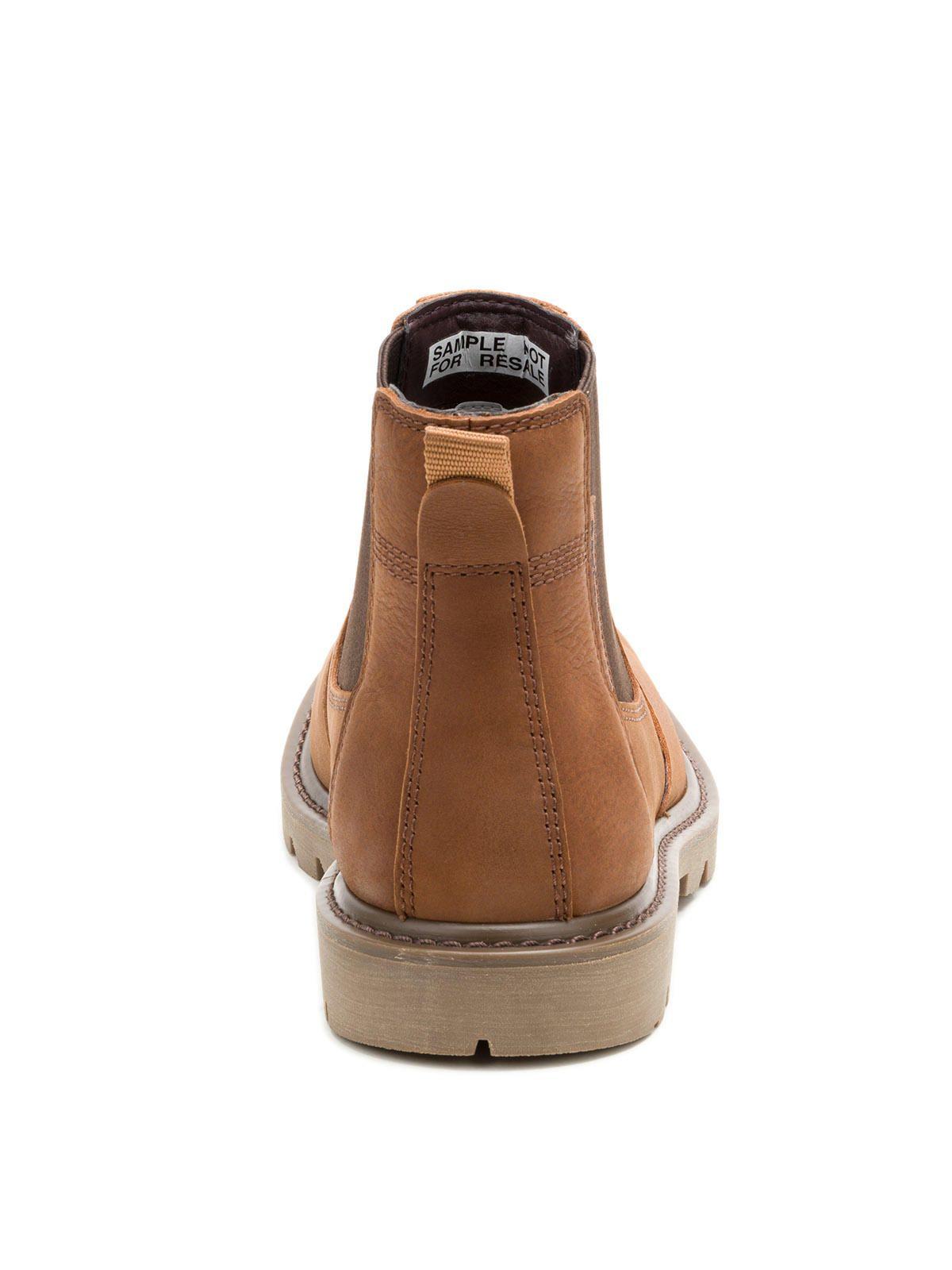 Botin Cuero Hombre Colorado 2 Chelsea Café-5