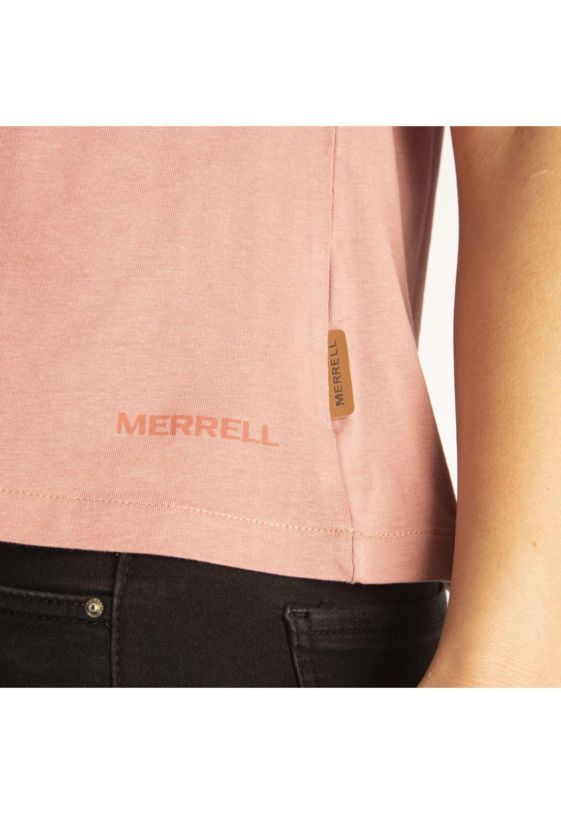 Polera M/C Mujer Shoulder Tee Rosado-4