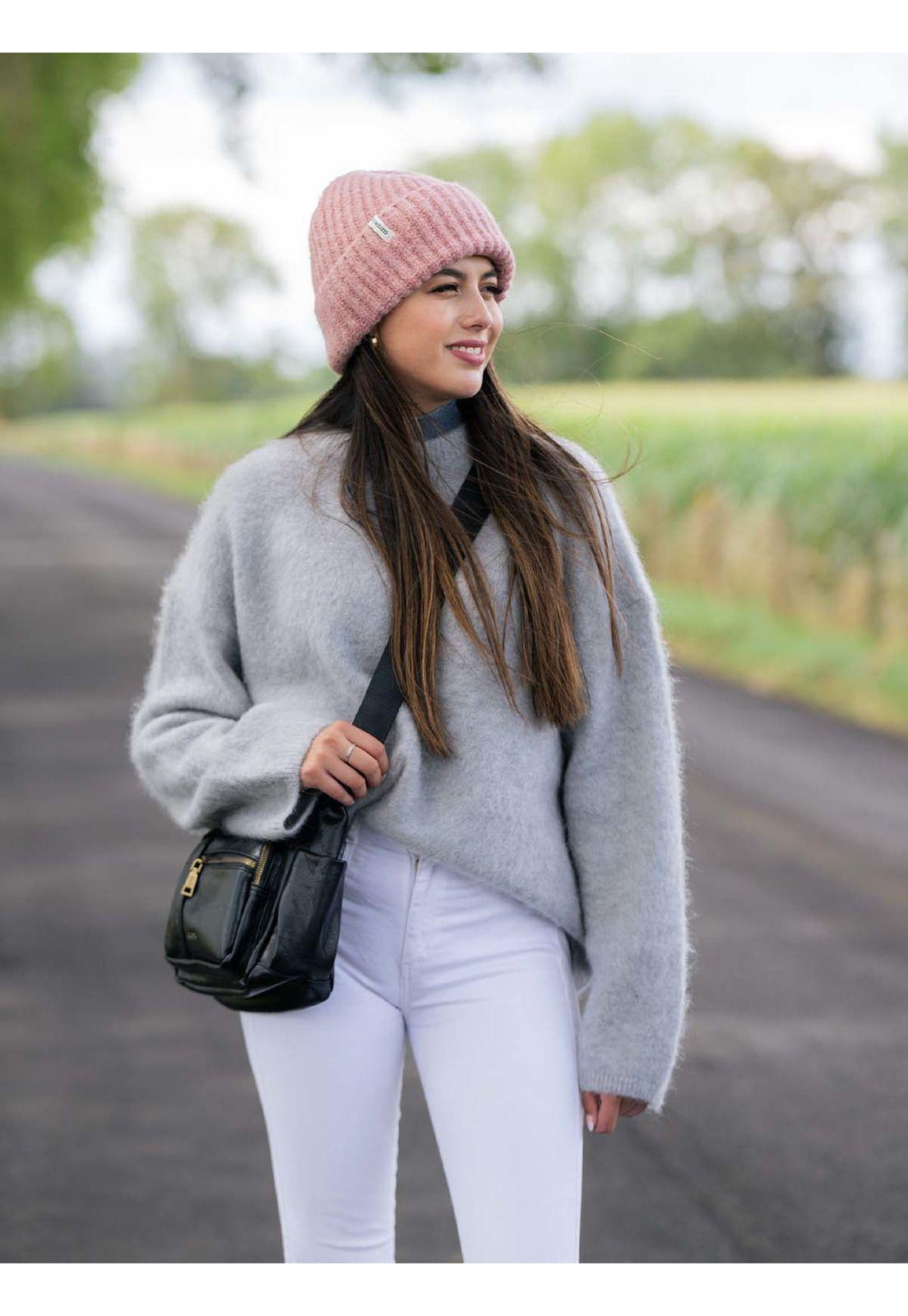 Gorros  Beanie Comfy Mujer Rosado-1