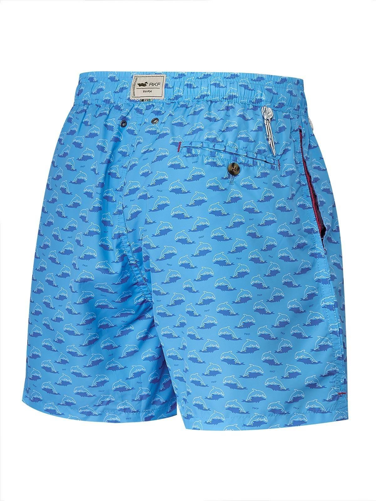 Traje De Baño Fibras Recic Hombre Izam Azul-1