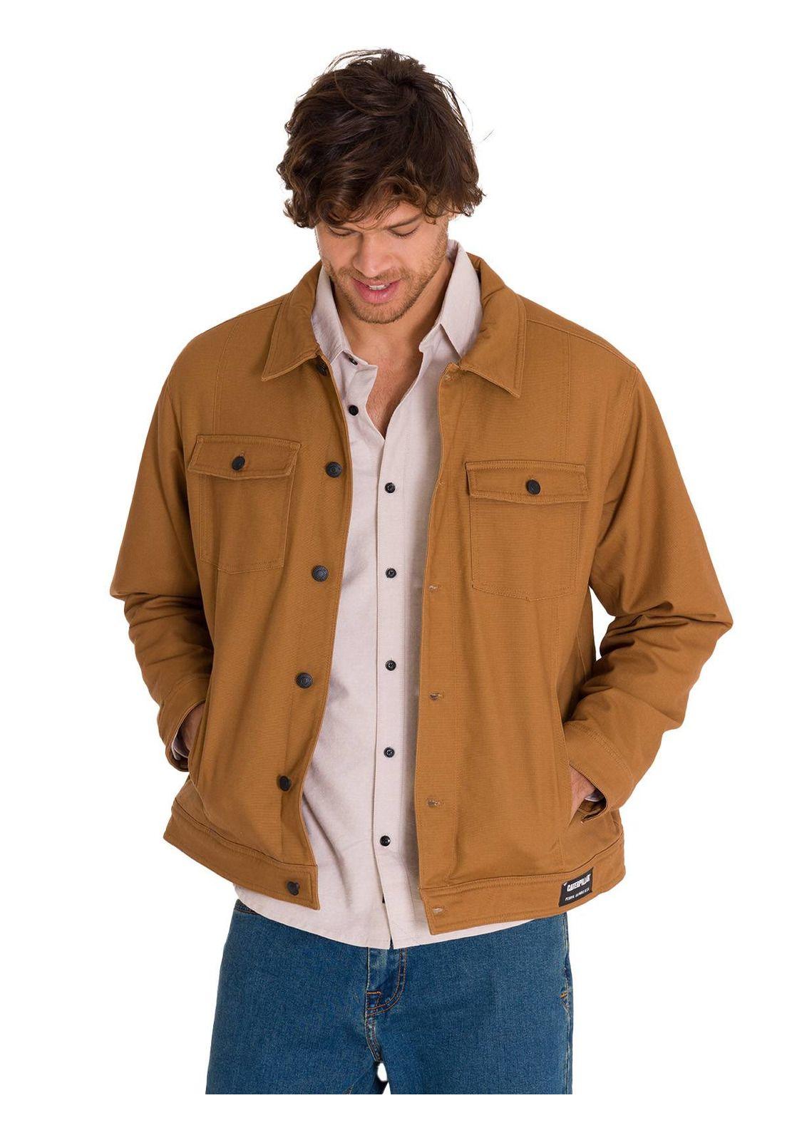 Chaqueta Trucker Hombre Café-1