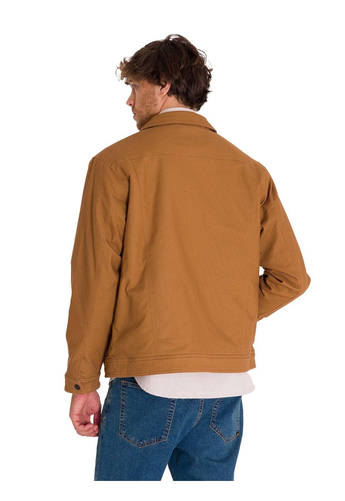 Chaqueta Trucker Hombre Café-3