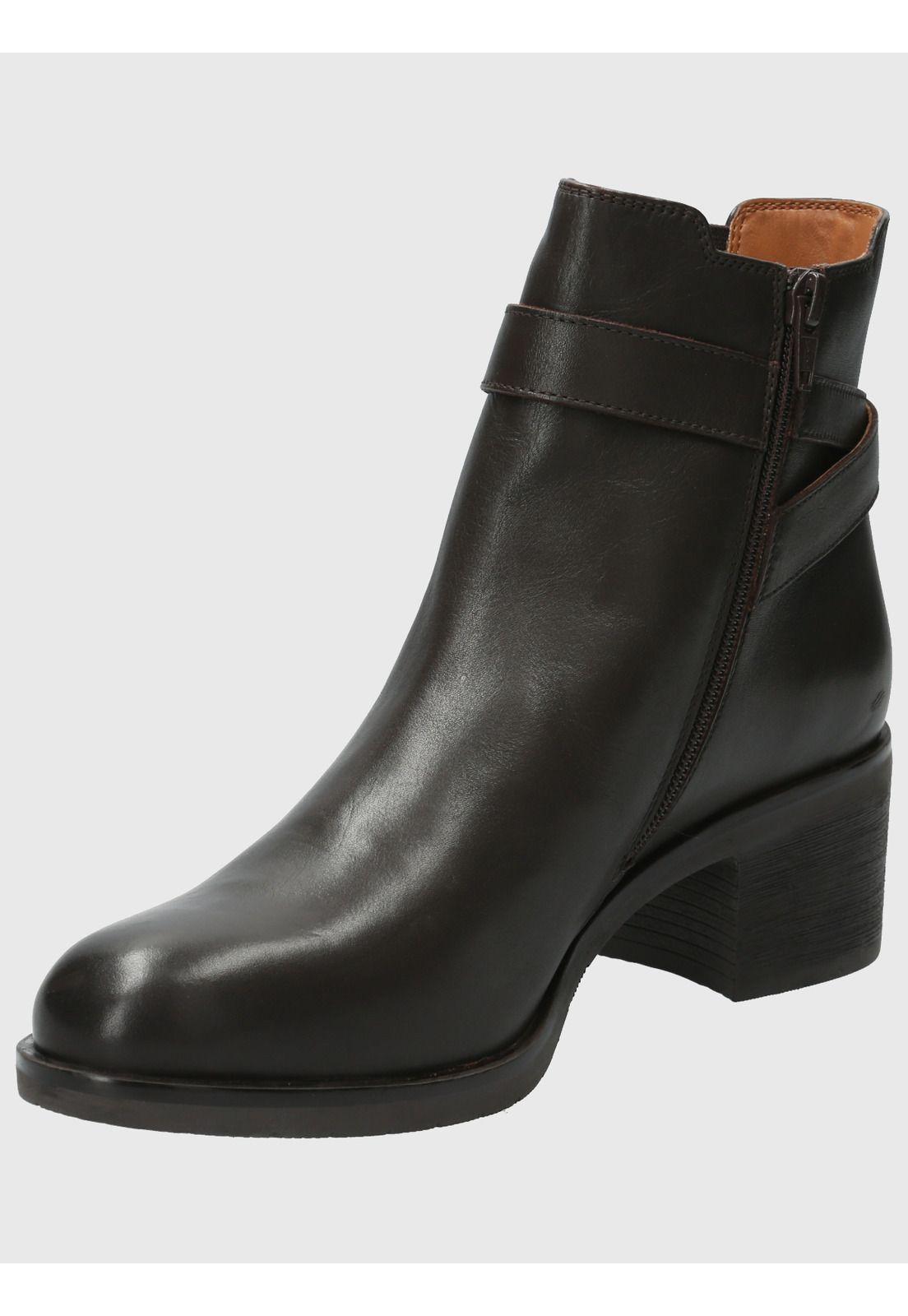 Botin Cuero Mujer Quinn Café-4