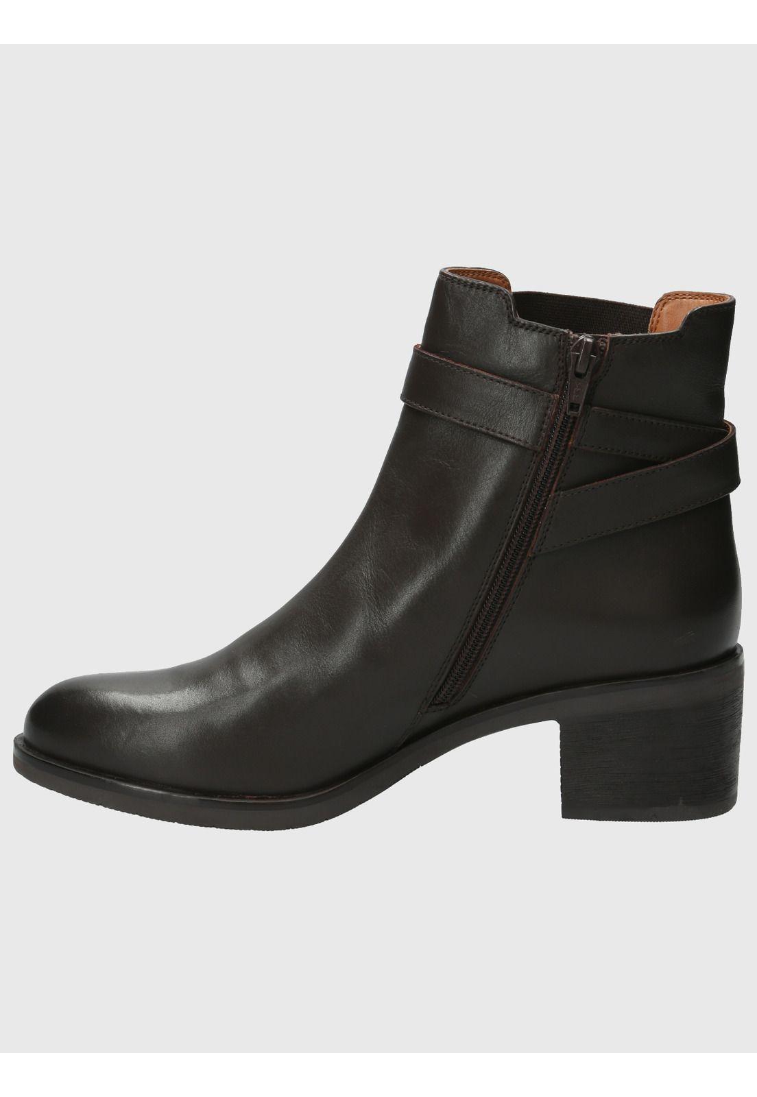 Botin Cuero Mujer Quinn Café-5