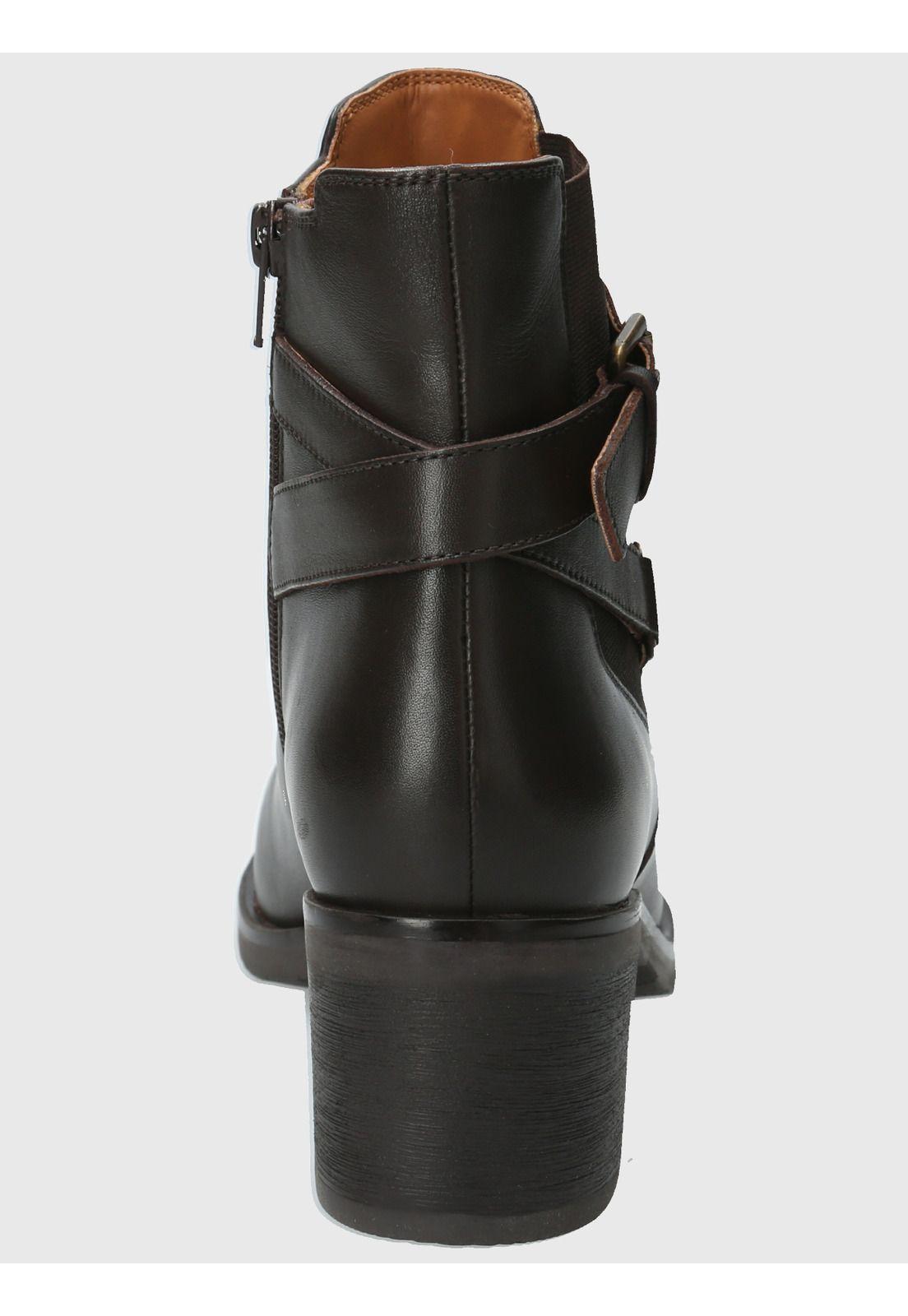 Botin Cuero Mujer Quinn Café-6