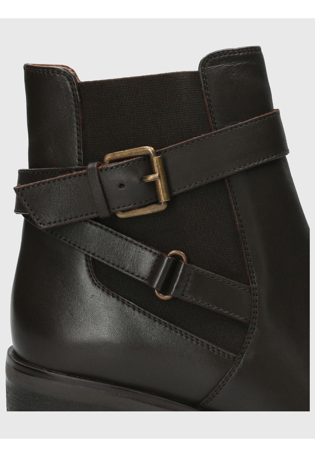 Botin Cuero Mujer Quinn Café-7