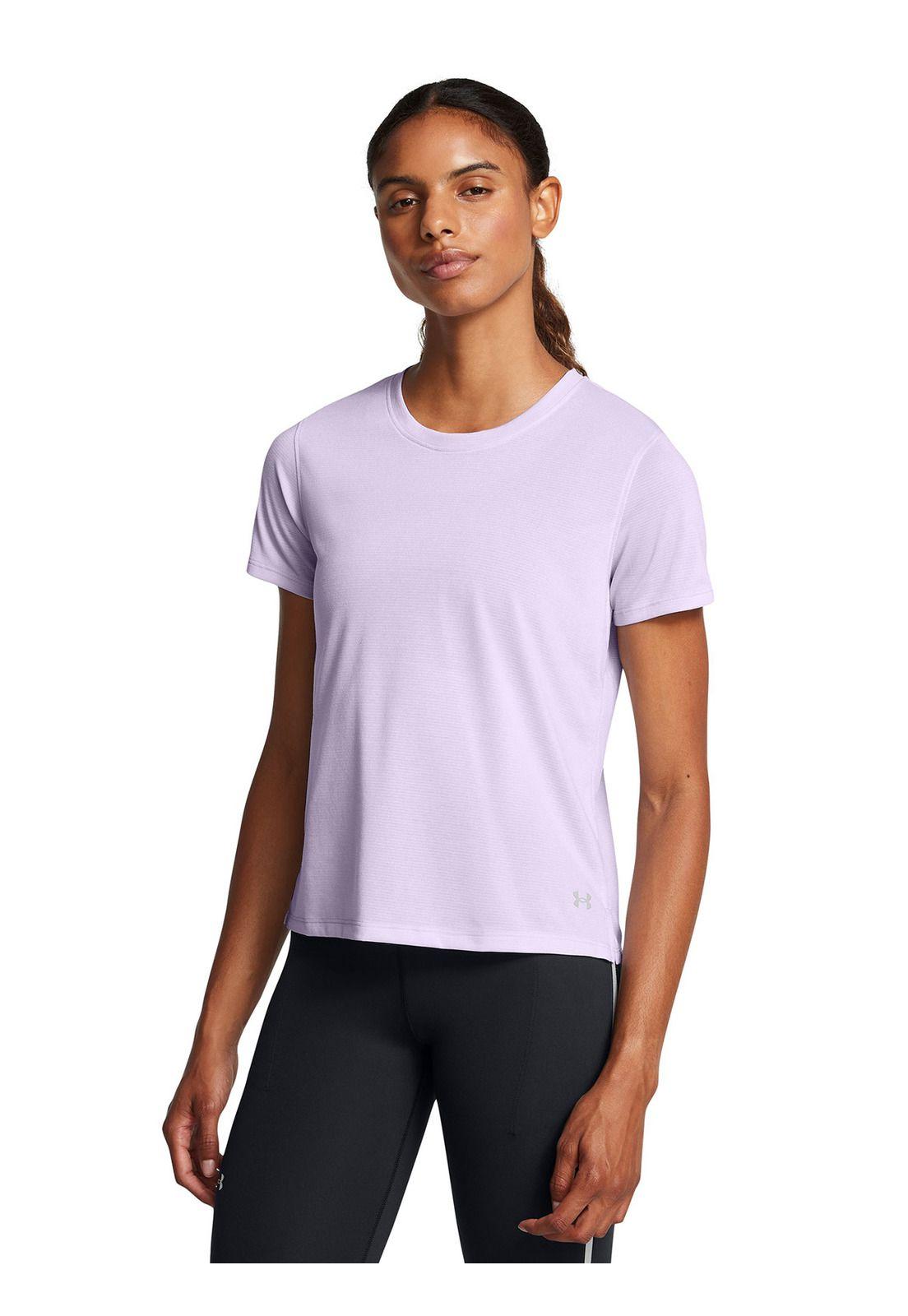 Polera manga corta Launch mujer Morado-3