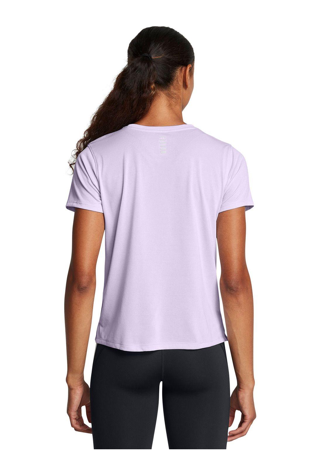 Polera manga corta Launch mujer Morado-4