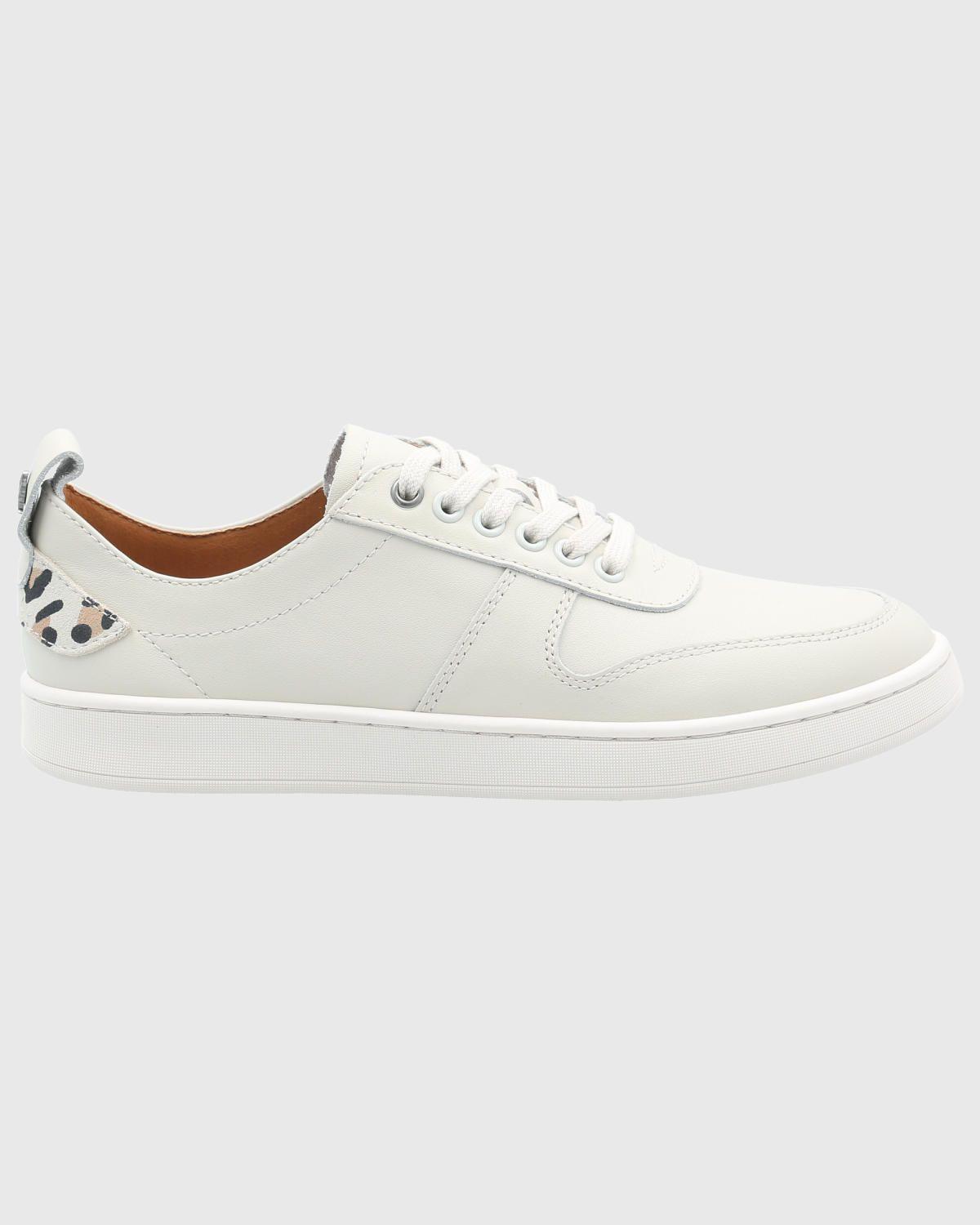 Zapatilla Cuero Mujer Lilem Blanco-1