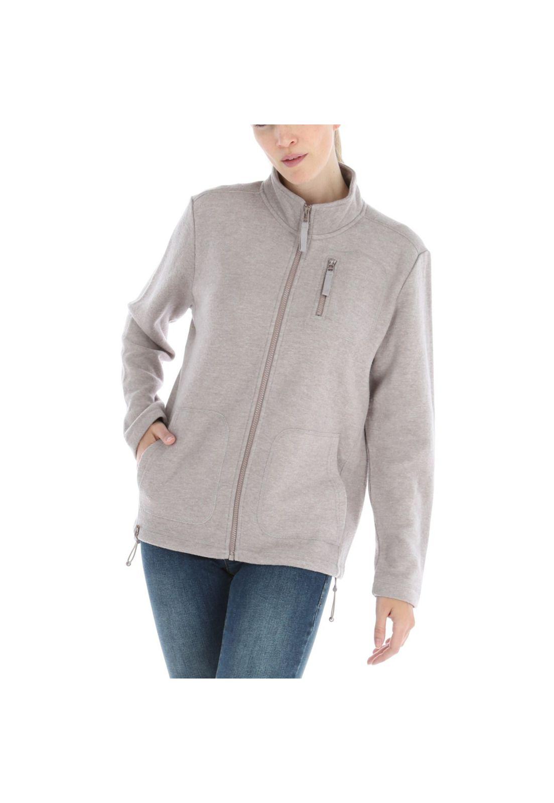Chaleco Mujer Algodón Elisa Taupe-0