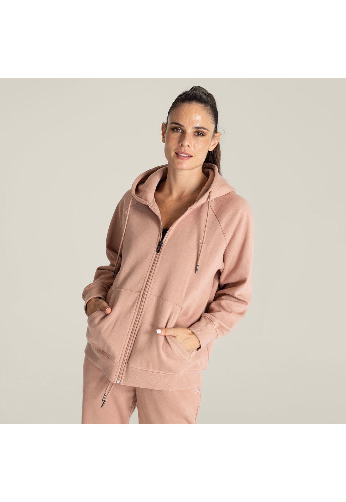 Polerón Mujer Hoodie F Zipper Emma Beige-0