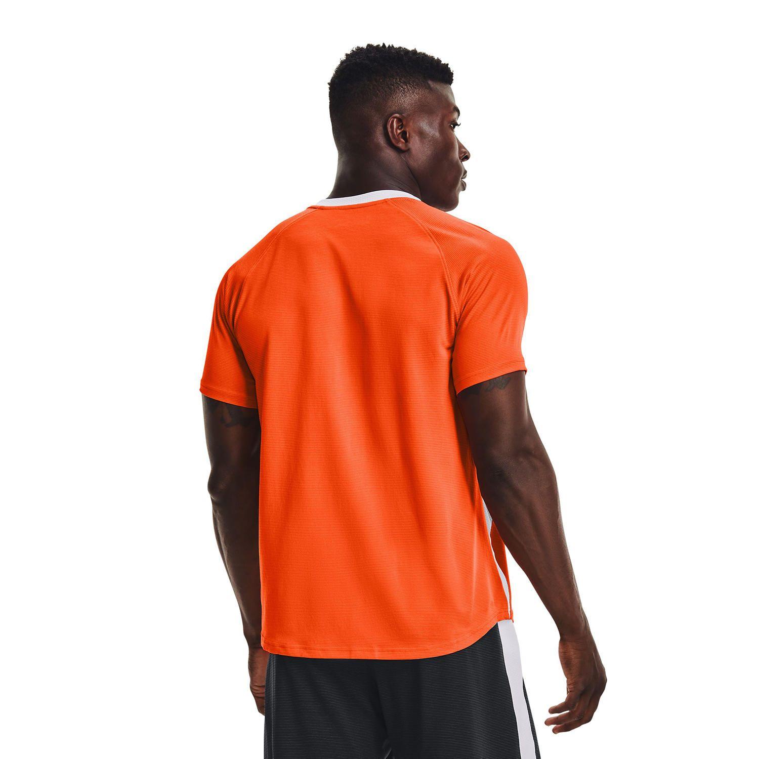 Polera UA Match 2.0 para hombre Naranjo-4