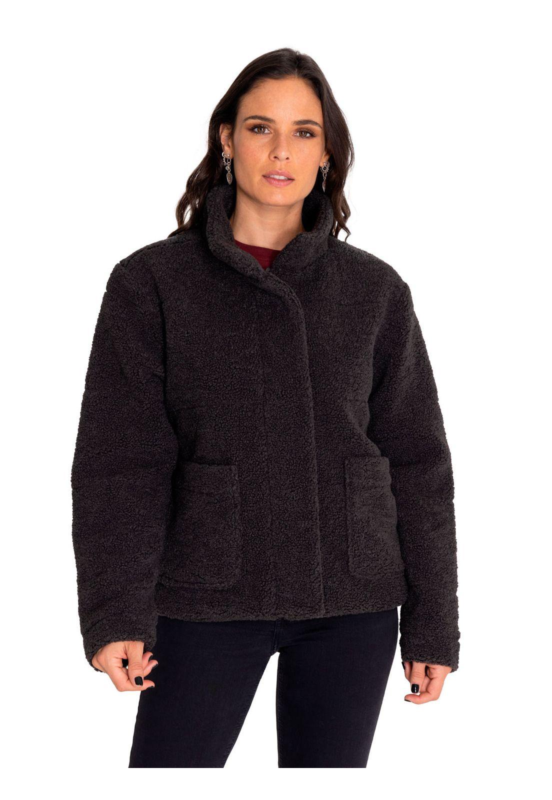 Polar Mujer Insulated Full Zip Teddy Jacket Negro-0