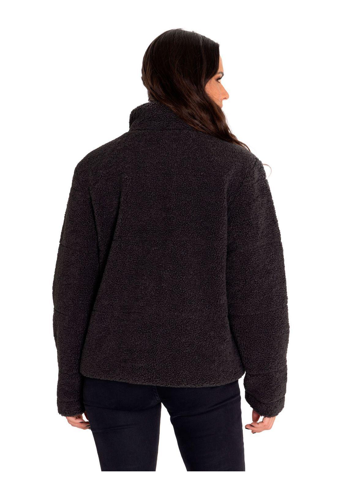 Polar Mujer Insulated Full Zip Teddy Jacket Negro-3
