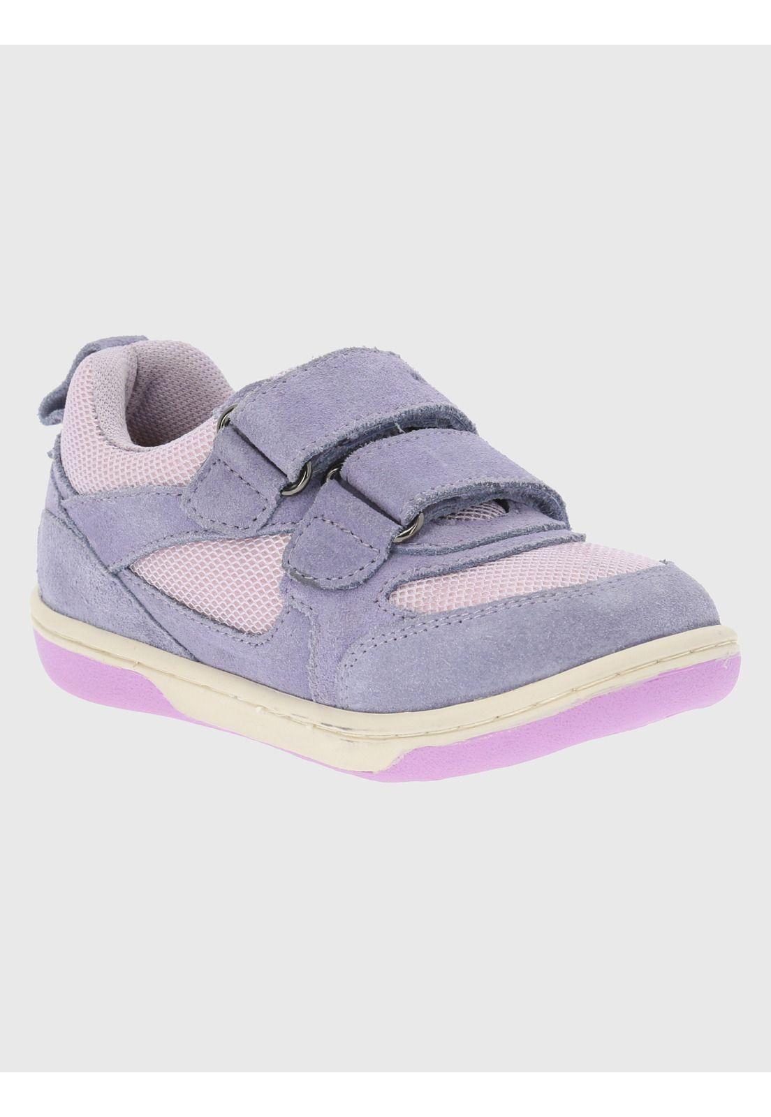 Zapatilla Cuero Morada Niña Lazo Pro  (26-29)-0