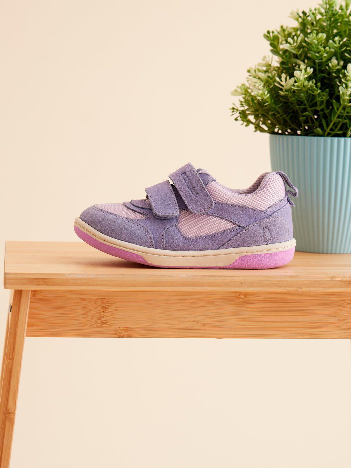 Zapatilla Cuero Morada Niña Lazo Pro  (26-29)-3