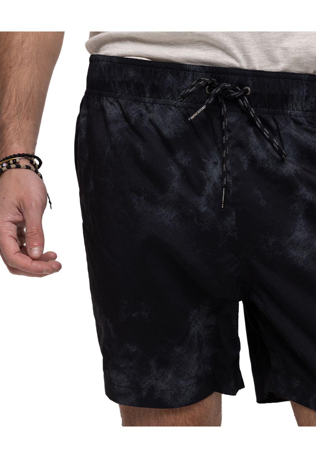 Traje De Bano Foundation Swim Trun Negro Hombre-5