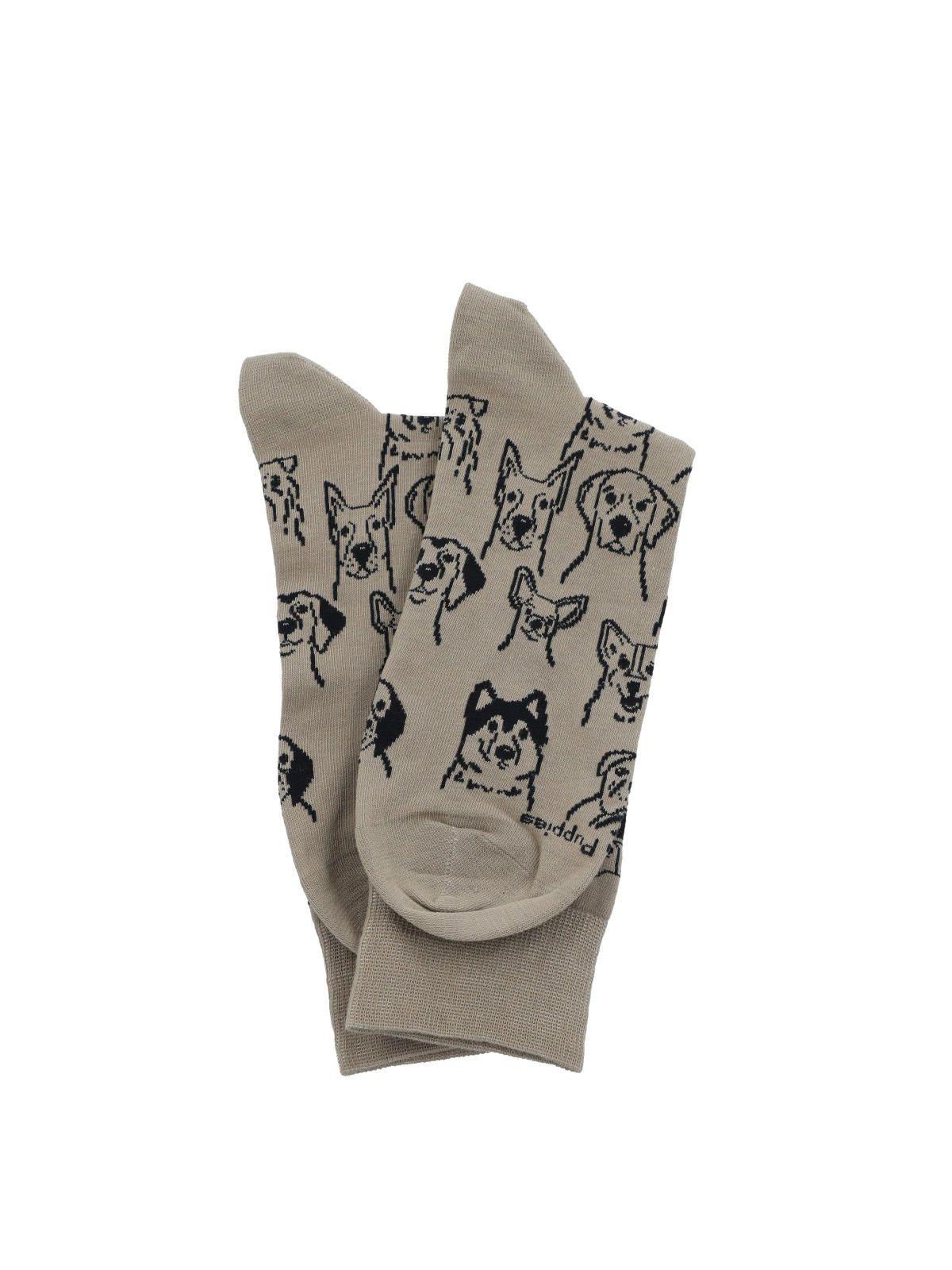 Calcetín Algodón Hombre C Dogs Gris-2