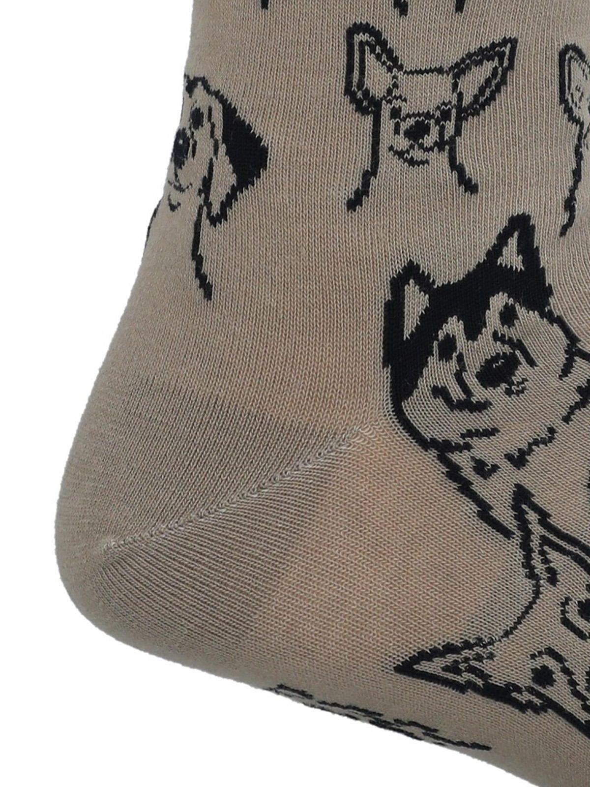 Calcetín Algodón Hombre C Dogs Gris-1