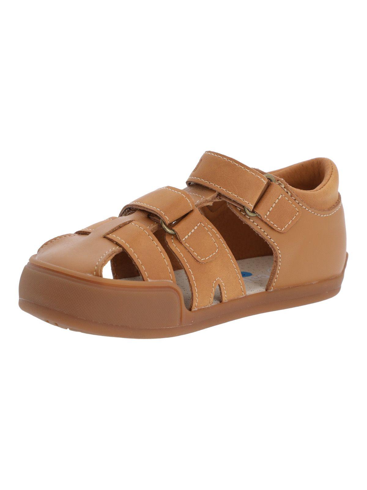 Sandalia Cuero Ergonómica Nino Kentucky Café-6