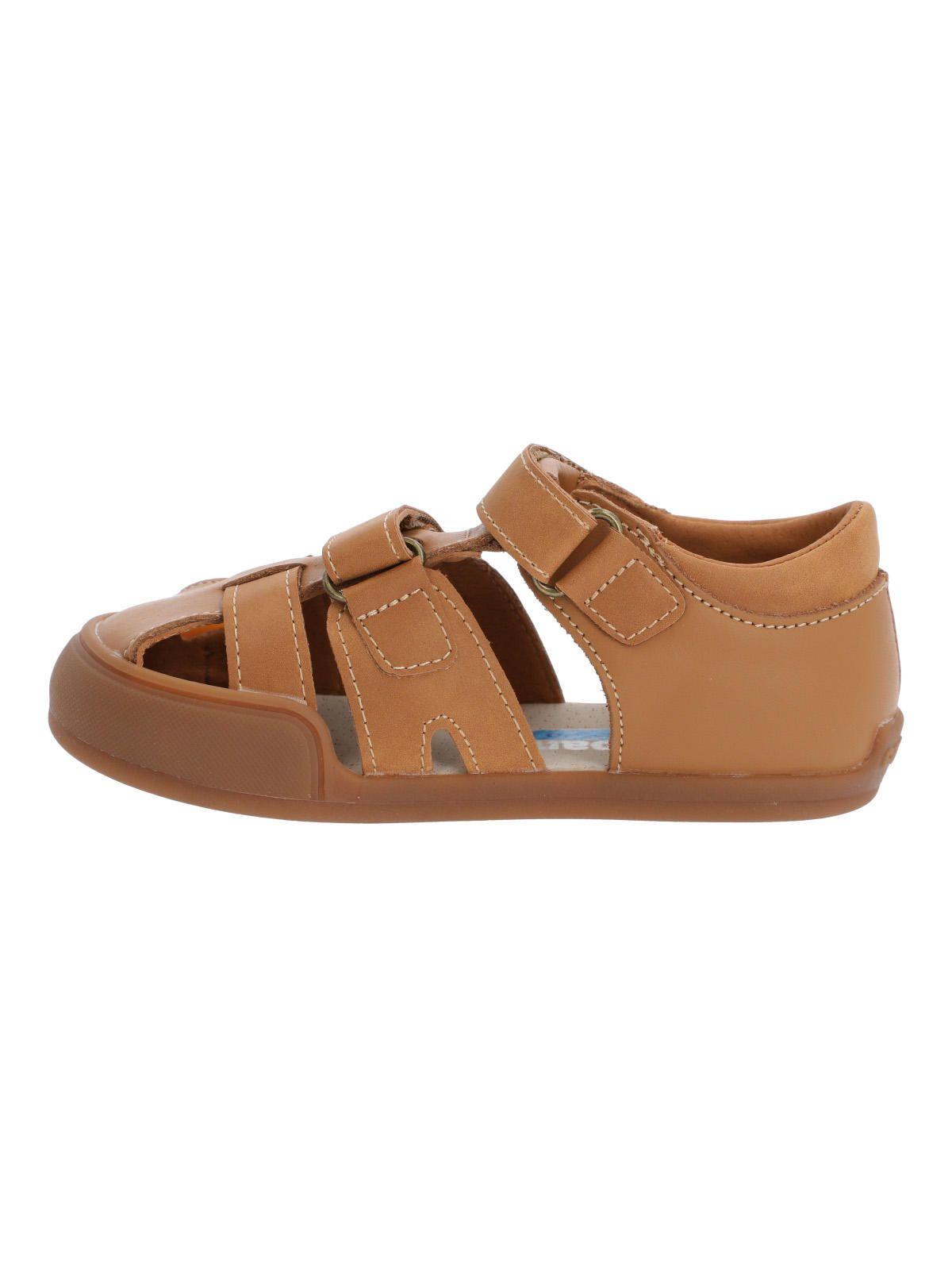 Sandalia Cuero Ergonómica Nino Kentucky Café-7