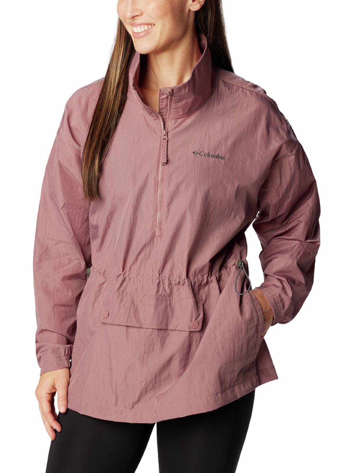 Cortaviento Mujer Paracutie Anorak Rosado-0