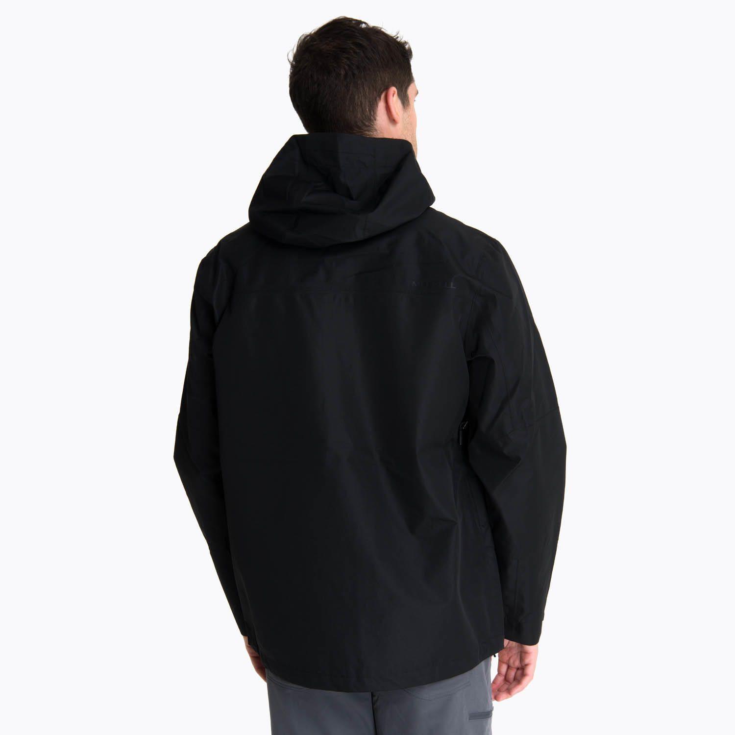 Impermeable Hombre Bravo Hard Shell Negro Merrell-4