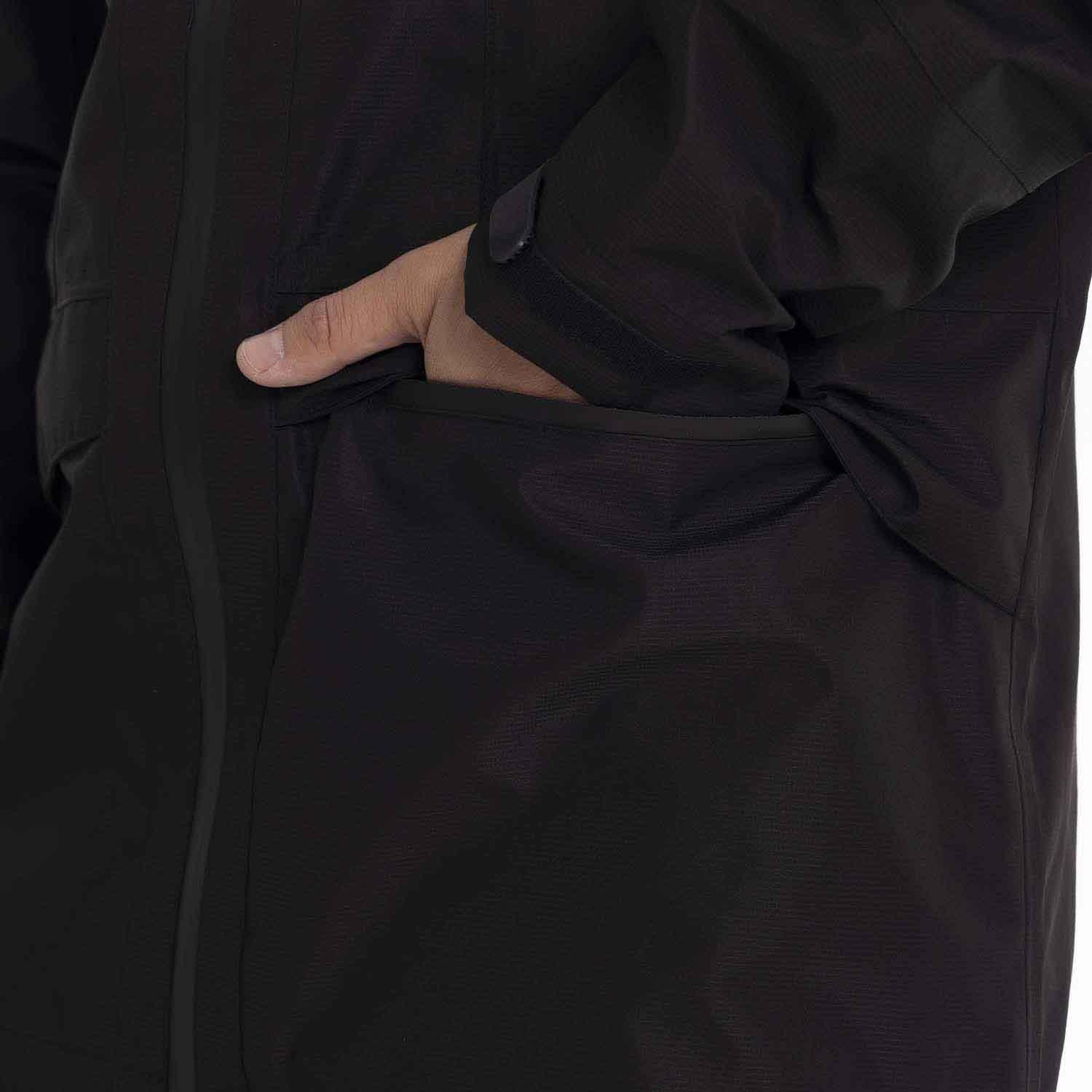 Impermeable Hombre Bravo Hard Shell Negro Merrell-8