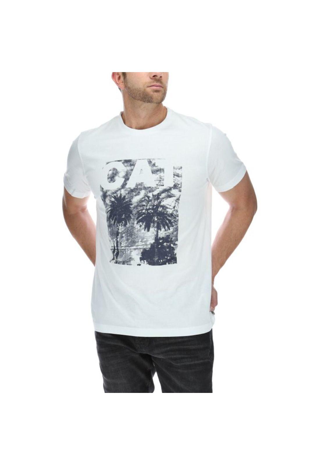 Polera Mc Hombre Palms Tee Blanco-0