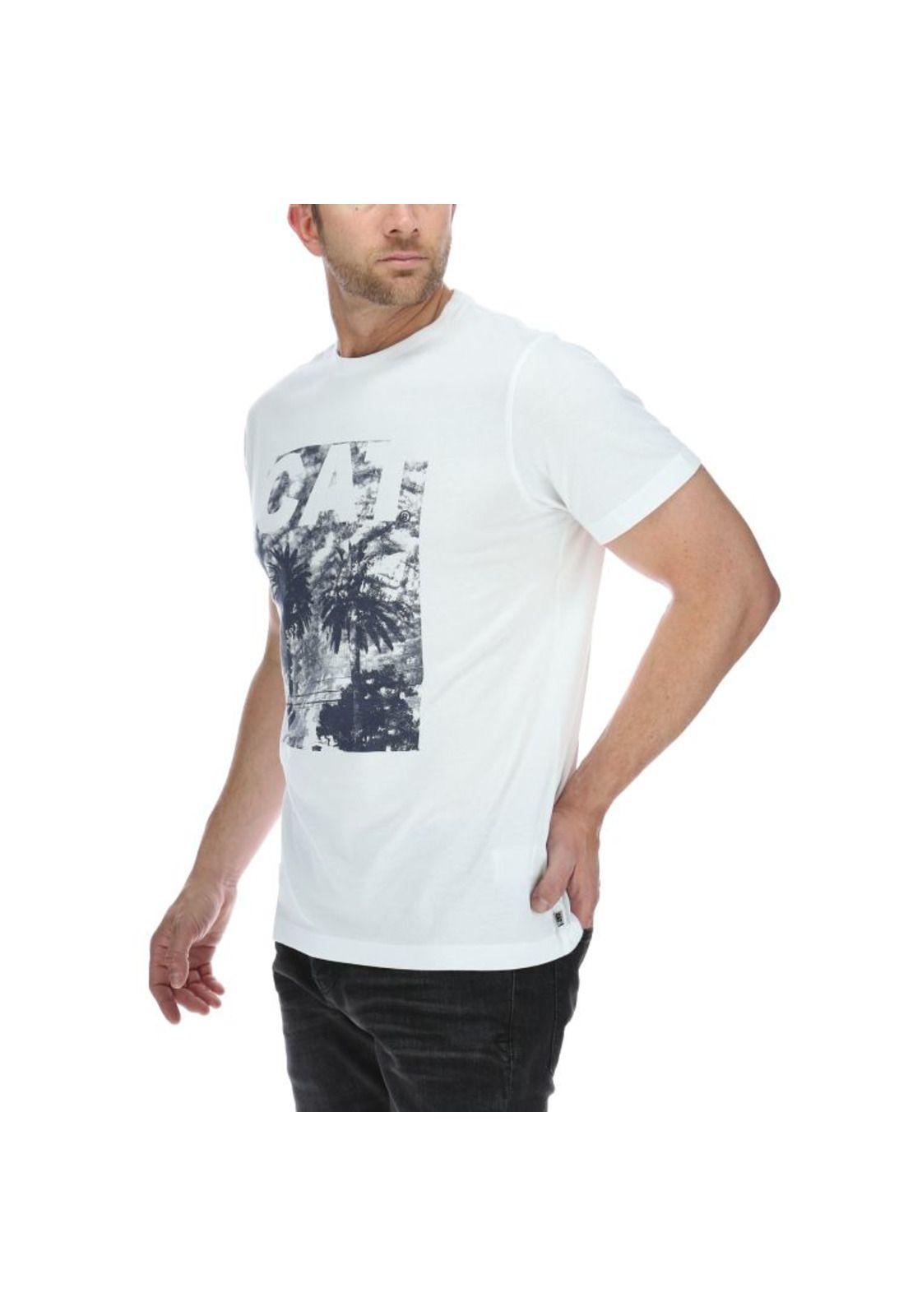 Polera Mc Hombre Palms Tee Blanco-1