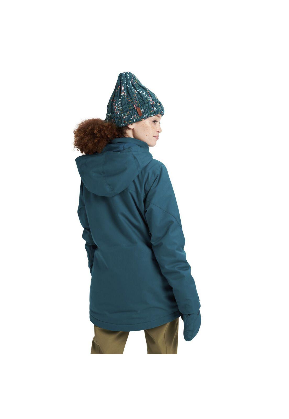 Parka Mujer Lelah Azul Petróleo-2