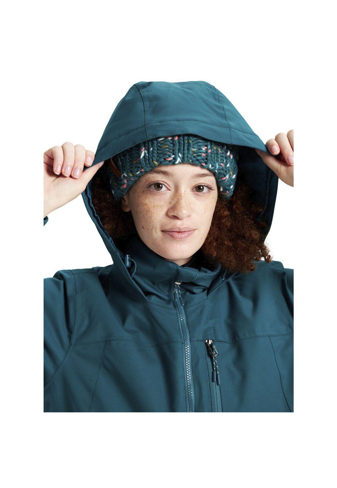 Parka Mujer Lelah Azul Petróleo-3