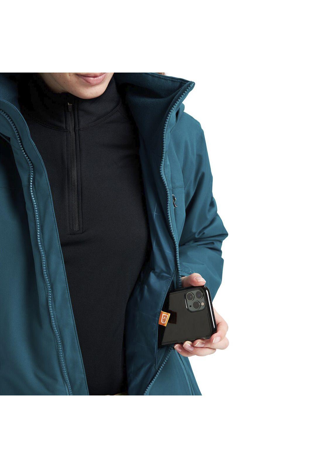 Parka Mujer Lelah Azul Petróleo-4